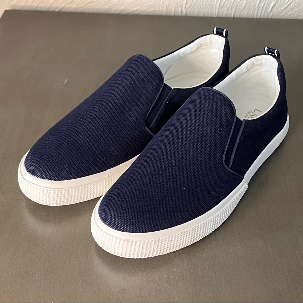 COPY - Lauren Ralph Lauren navy blue Haddley slip on shoes womens size 7